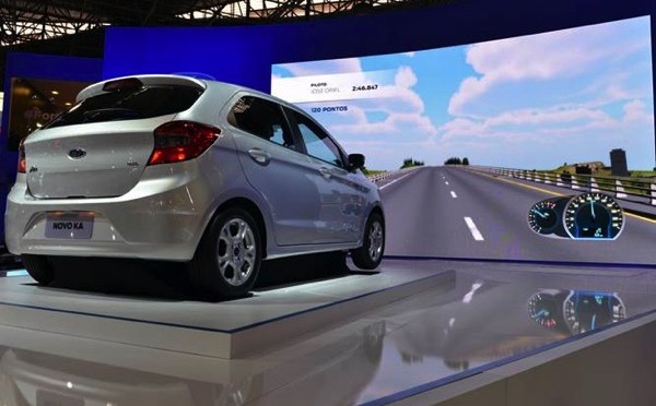 Simulador da Ford é para experimentar o novo Ka
